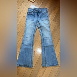 No Boundaries Light Blue Flare Jeans